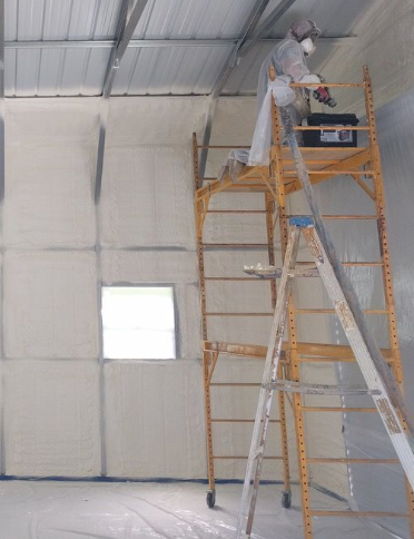 Spray Foam Insulation for Metal Buildings and Pole Barns - How to Use It